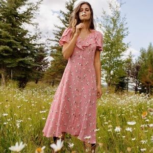 Christy Dawn Daisy Dress in Rose Bouquet, sz XL